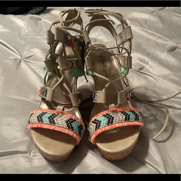 Madden Girl Wedge Sandals - Picture 3 of 10
